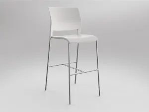 OL Game Chrome Leg Barstool thumbnail 4