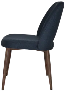 EZ Albury Walnut Colour Metal Leg Upholstered Hospitality Dining Chair thumbnail 13