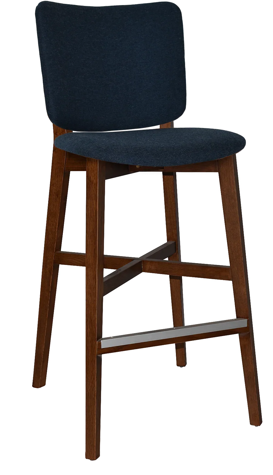 EZ STOOL DAKOTA UPH 2 LIGHTWALNUT - GRAVITY NAVY