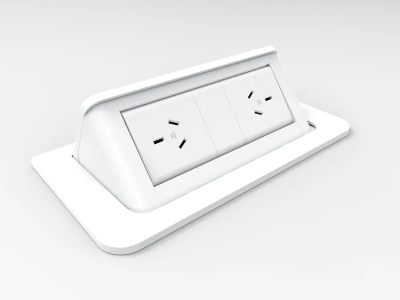 CM Pop Up In Desk 2 GPO Module with L3D Splitter