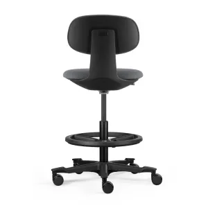 RL Yoyo Fabric Upholstered Drafting Chair thumbnail 3