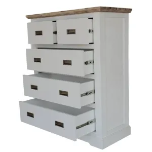VI Folkestone Solid Timber Storage Bed, Tallboy & Bedsides Set thumbnail 4