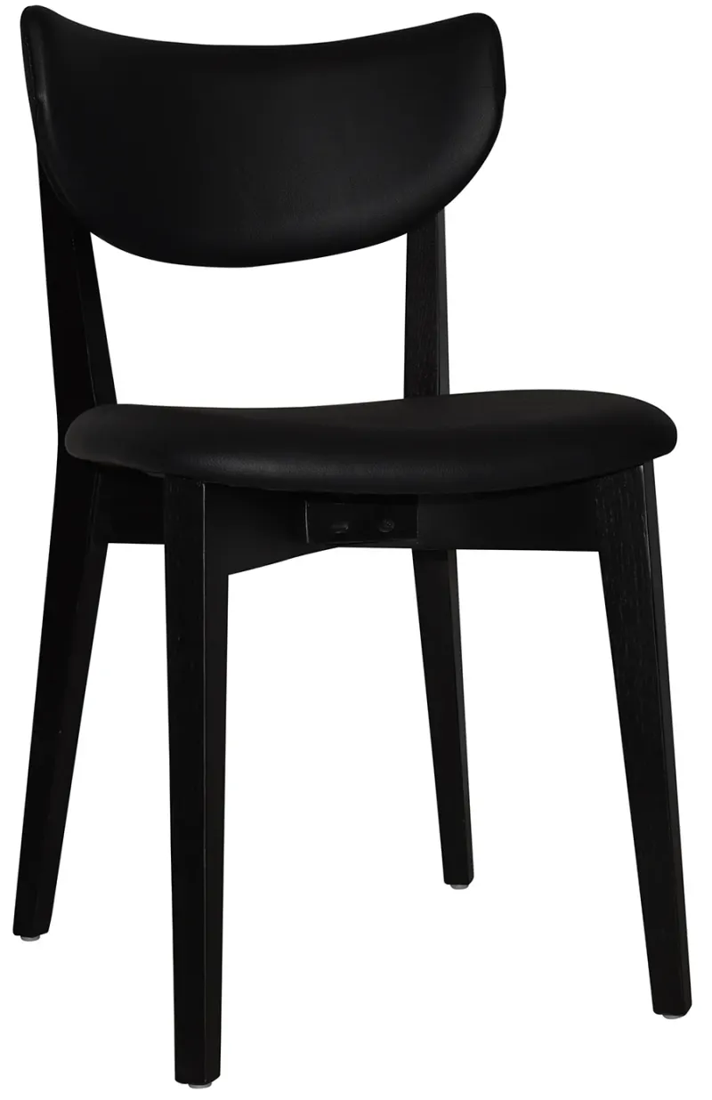 EZ Rialto Solid Timber Framed PU Upholstered Hospitality Dining Chair