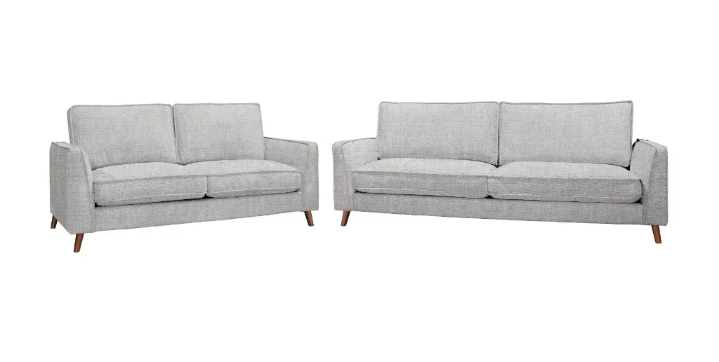 VI Alex Fabric 3S+2S Sofa Set, Anthraccite