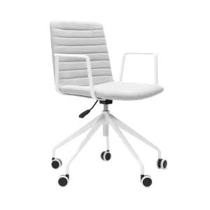 RL Pixel Swivel Fabric Upholstered Breakout and Meeting Chair thumbnail 7