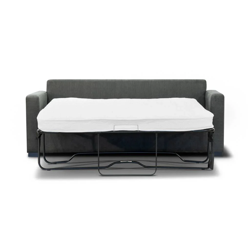 VI Wilson Fabric Upholstered Queen Sofa Bed with Memory Foam Mattress
