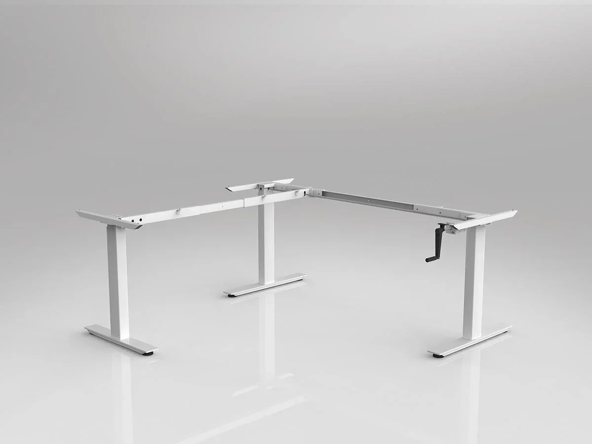OL Agile Winder Height Adjustable 90° Workstation Frame
