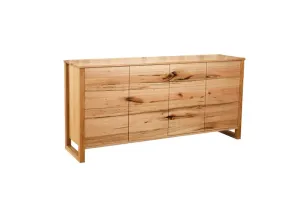 MD Bright Solid Timber 4 Door Buffet thumbnail 1