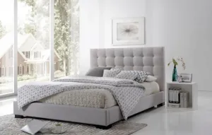 AW Memphis King, Queen & Double Beds - Peal Grey or Dark Grey thumbnail 1