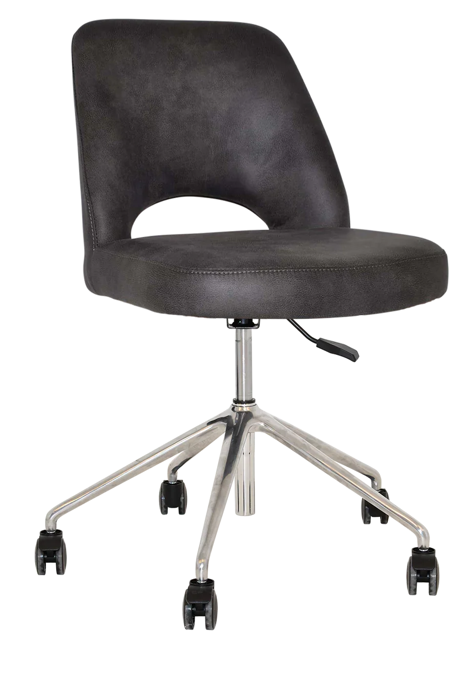 EZ CHAIR ALBURY CASTOR V2 POLISHED ALUM
