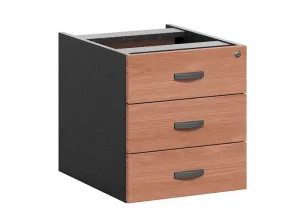 DD CC Plus 3 Drawer Under Desk Freestanding Pedestal thumbnail 3