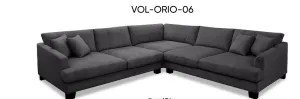 VI Orion XL 3PC CNR Lounge-Fabric Upholstered - Lt Gry thumbnail 1