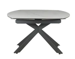VI Kross Metal Leg Ceramic Top Extandable Dining Table thumbnail 2