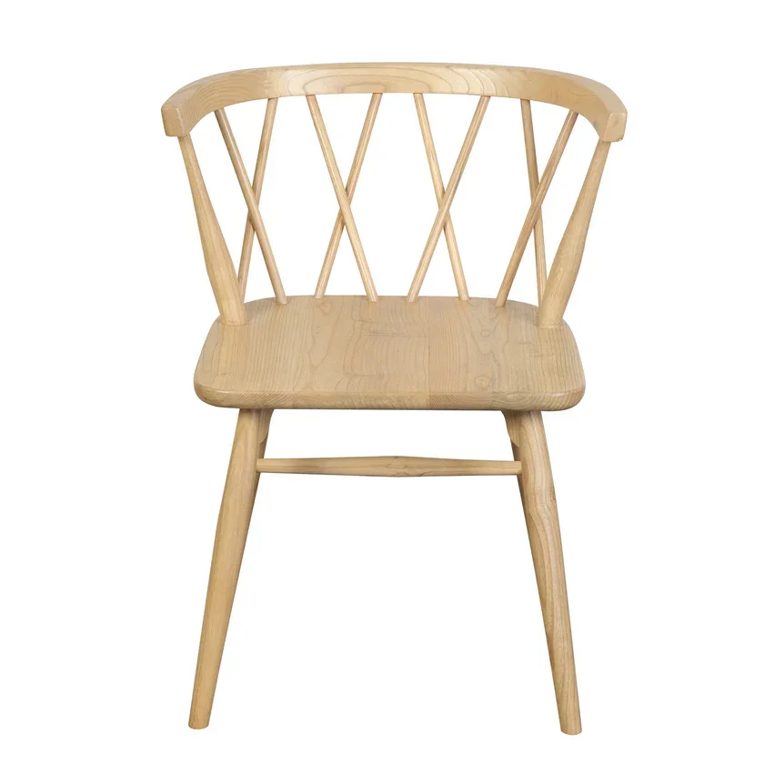 CT Sierra Cross Back Solid Timber Dining Chair - Set of 2