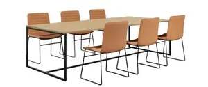 DD Remy Metal Legs Boardroom Table thumbnail 2
