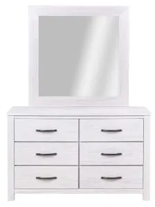 VI Florida Mountain Ash Timber 6 Drawer Dresser with Mirror thumbnail 1