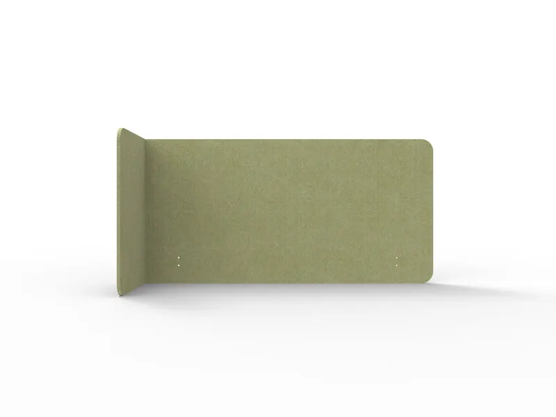 RL Acouline Quarter Left End Wrap Screen for Workstation