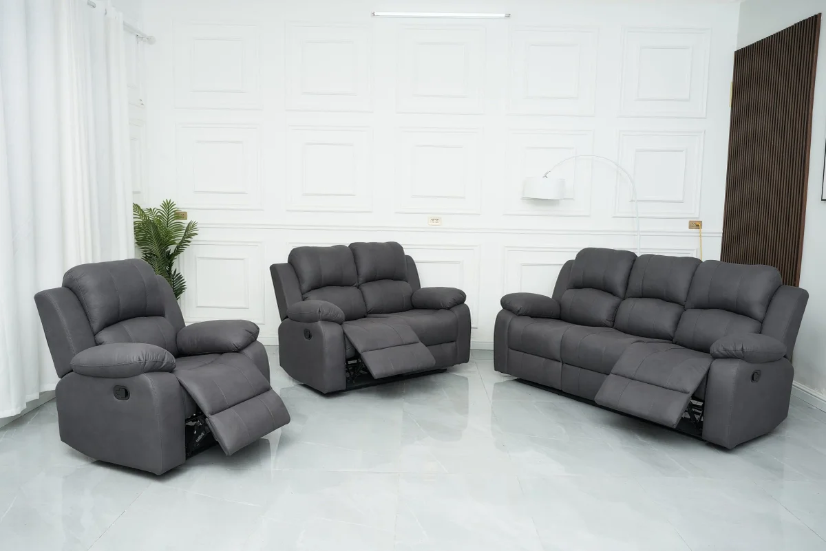 BT Valor Fabric Upholstered Single Seater Manual Recliner Lounge