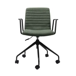 RL Pixel Swivel Fabric Upholstered Breakout and Meeting Chair thumbnail 1