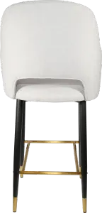 FL Sorbet Fabric Upholstered Metal Leg Hospitality Barstool thumbnail 7