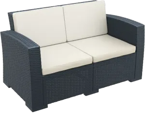 FL Monaco Hospitality Outdoor 2 Seater Lounge with Cushion thumbnail 4