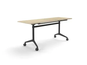 OL Modulus Flip Table with Rectangle Top All Black Frame thumbnail 10