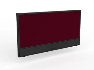 OL Studio Screen with Ducting for Agile Shared Desk – Breath Fabric with Black Frame thumbnail 20