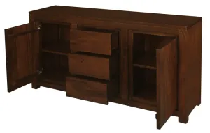 CT Amsterdam Solid Mahogany Timber 2 Door 3 Drawer Buffet thumbnail 7