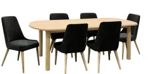 MD Metz Solid Timber Oval Dining Table thumbnail 2