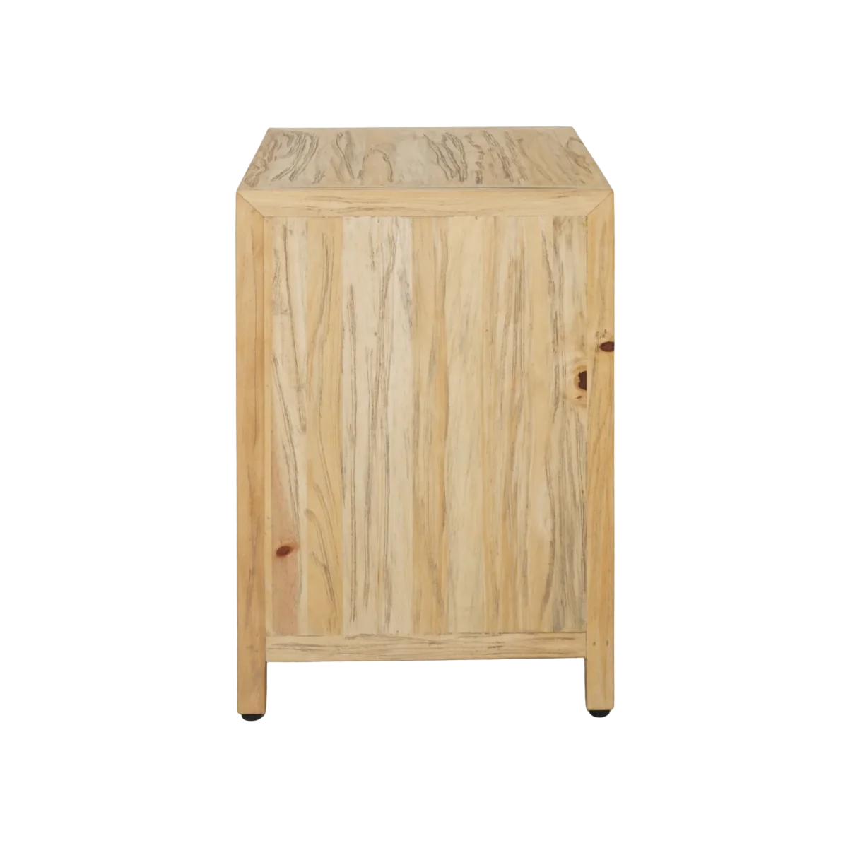 CR Sonoma Solid Timber 1 Drawer 2 Door Bedside Table