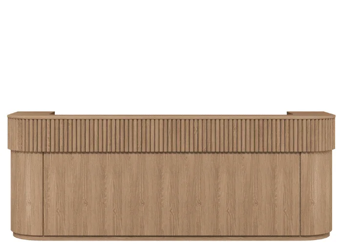 DD Sheela Curved End Reception Counter
