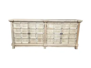 MF Chinese Antique Reproduction Recycled Timber 4 Door Buffet - 200cm thumbnail 1