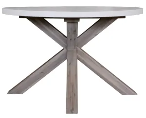 VI LIberty Concrete Top Timber Base Round Dining Table thumbnail 4