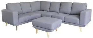EL Rufino Fabric Upholstered Corner Suite thumbnail 5