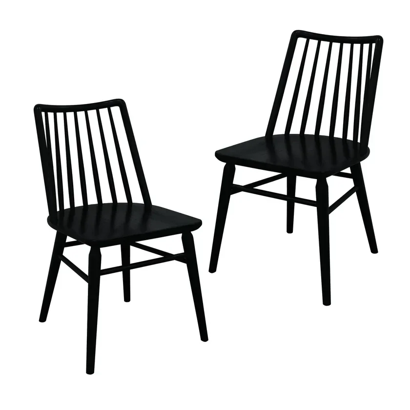 CT Riviera Solid Timber Dining Chair - Set of 2