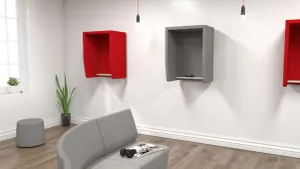 OL Motion Link Wall Mounted Phone Booth thumbnail 3