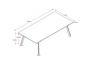 RL Eternity Metal Leg Boardroom & Meeting Table thumbnail 3