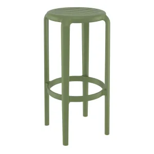 FL Tom Hospitality Outdoor Stackable Bar Stool thumbnail 10