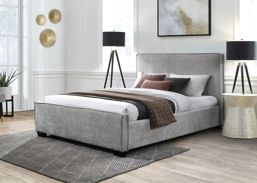 VI Betty Fabric Upholstered Bed