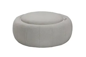 VI Cleo Fabric Upholstered Ottoman with Storage or Coffee Table thumbnail 1