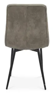 MF Elise PU Leather Upholstered Metal Leg Dining Chair thumbnail 7