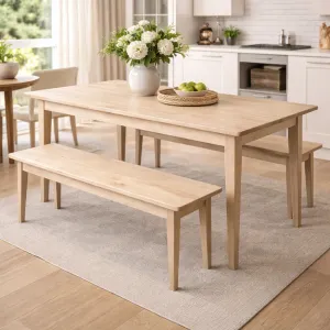 MF Hampton Solid Timber Dining Table thumbnail 2