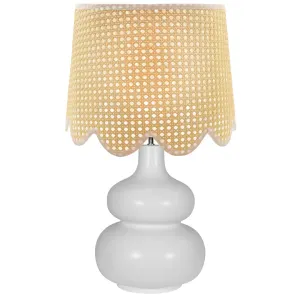 SH Scallop Paper Weave Shade Lamp (Set 2) thumbnail 1