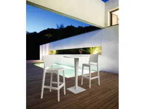 FL Riva Hospitality Outdoor Bar Table Base thumbnail 7