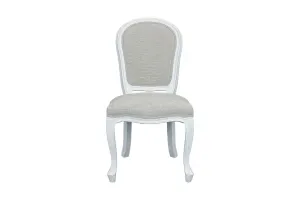 VI Bridgeport Round Back Dining Chair - Wht thumbnail 2