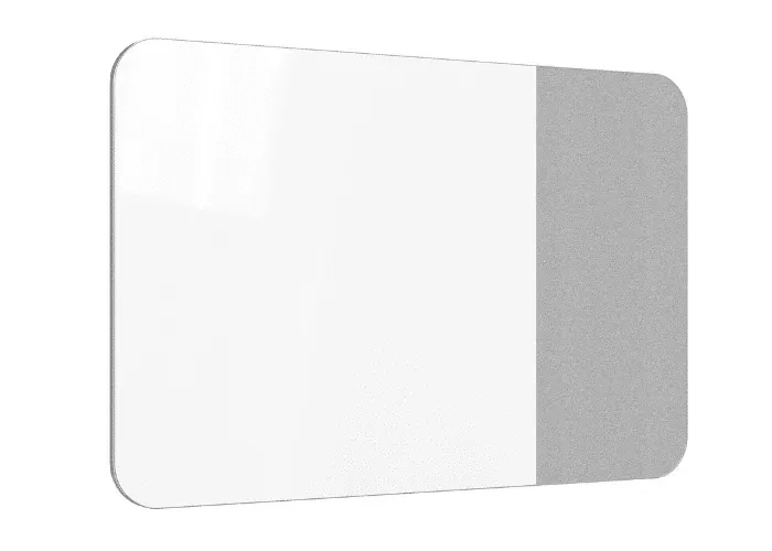 DD Wall Mounted Magnetic Glass Multipurpose Whiteboard