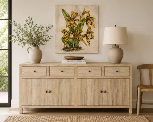 CR Sonoma Solid Timber 4 Drawer 4 Door Buffet thumbnail 6