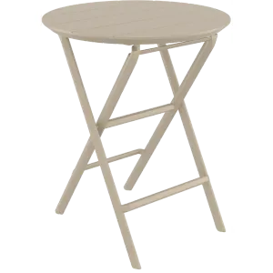 FL Siesta Helen Hospitality Outdoor Round Folding Table thumbnail 5