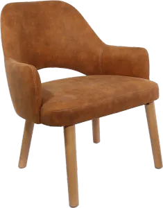 FL BonBon Vinyl Upholstered Timber Legs Hospitality Chair thumbnail 3