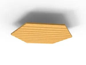 RL Acouline V Groove Hive Hexagonal Hanging Ceiling Panels thumbnail 27